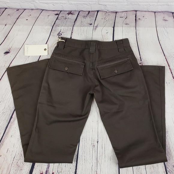 JOIE Jeans Bootcut Cargo Pants in Dark Olive - Picture 2 of 4